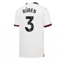 Manchester City Ruben Dias #3 Bortedrakt 2023-24 Kortermet